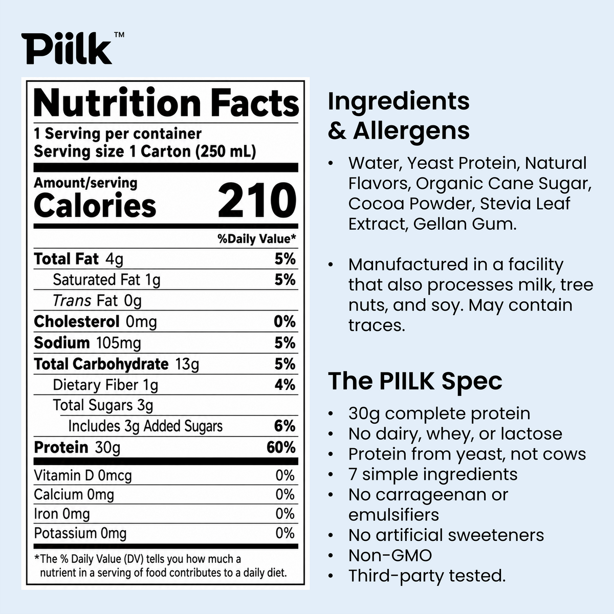 PIILK Protein Chocolate image 2