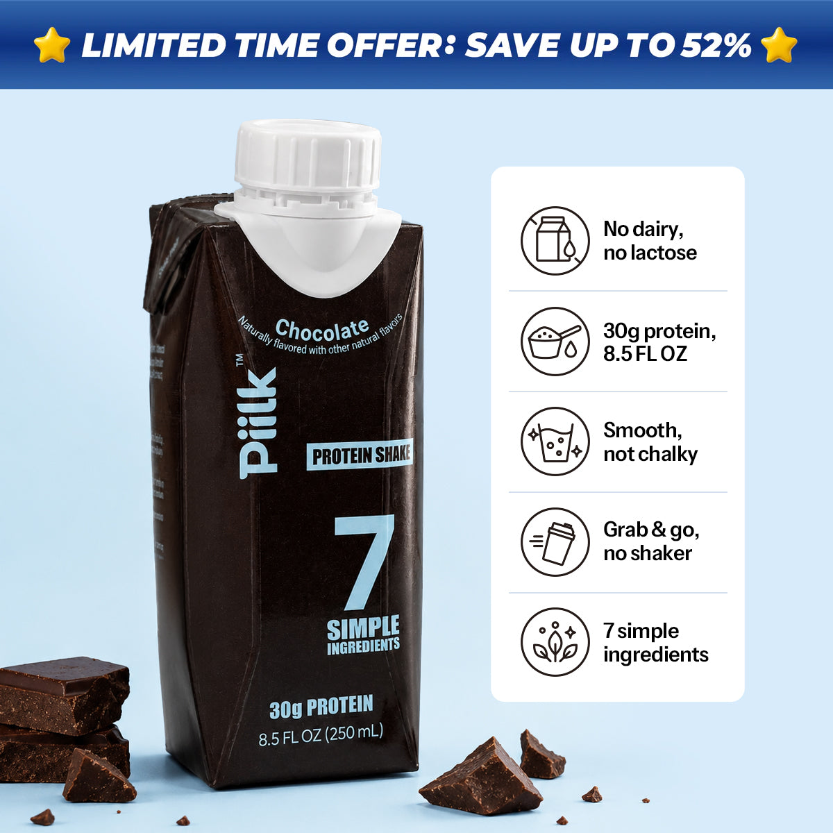 PIILK Protein Chocolate image 1